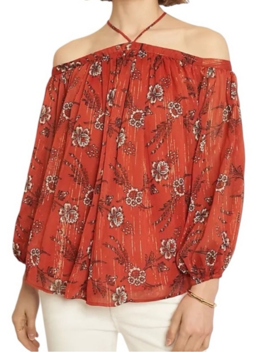 Ann Taylor Off The Shoulder Blouse(size medium)